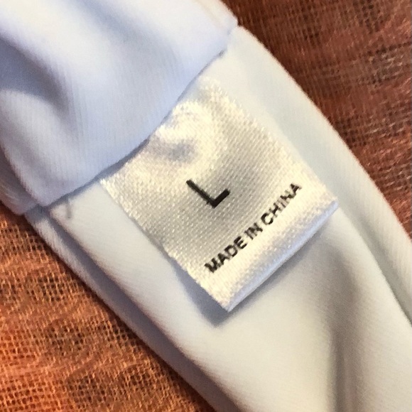 White & Leopard Color Block Bikini - Size Large - Picture 4 of 9